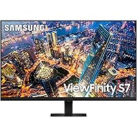 Samsung Monitor ViewFinity S7 (S32D702), Flat, 32'', 3840x2160 (UHD 4K), HDR10, 60Hz, 5ms, HDMI, Display Port, Ingresso Audio