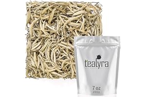 Tealyra - Imperial Yunnan Silver Needle - White Loose Leaf Tea - Caffeine Level Low - 200g