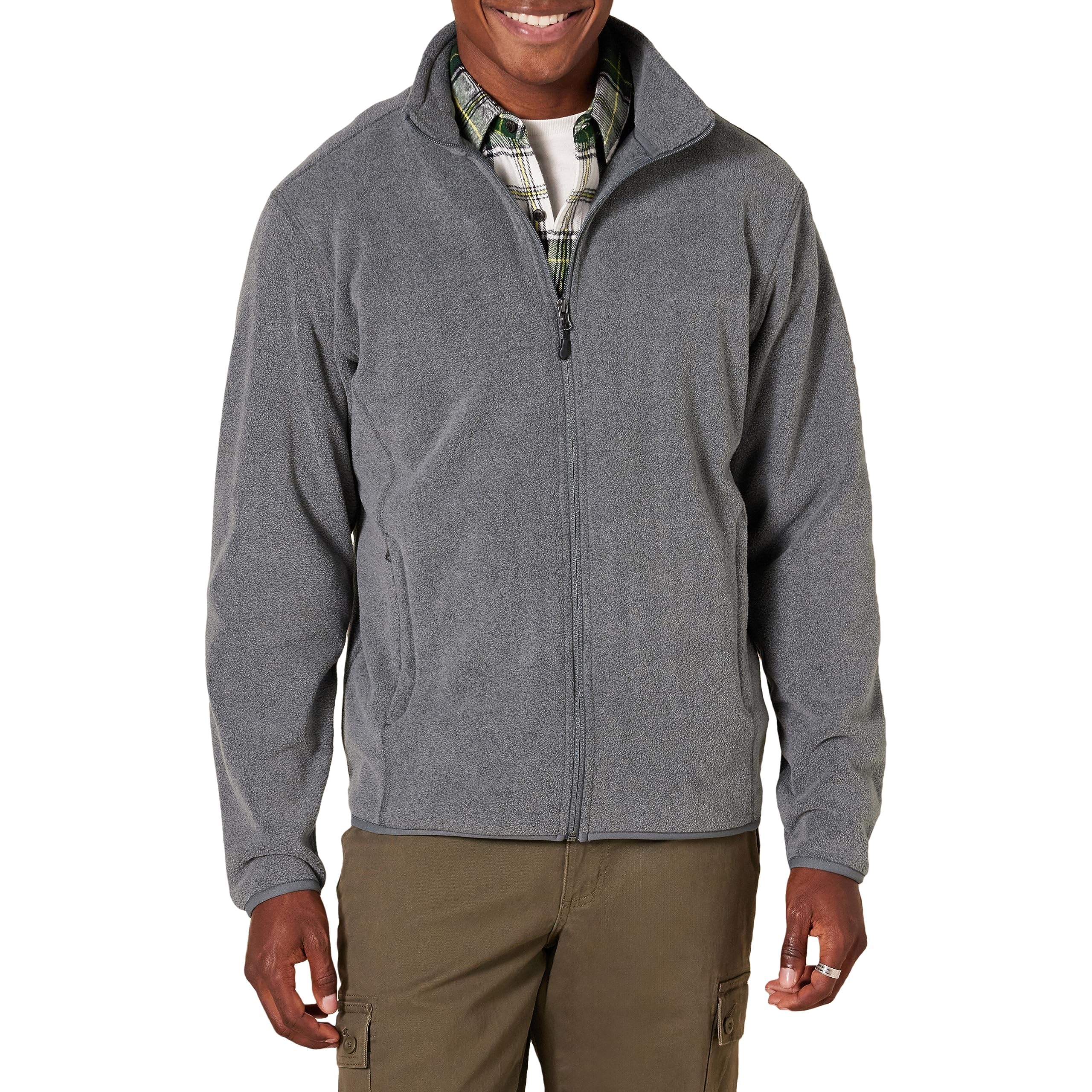 Amazon Essentials Chaqueta de Felpa con Cremallera Completa (Disponible en Tallas Grandes y Largos Especiales) Hombre - 1