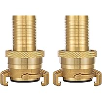 Poppstar Raccord De Tuyau 1 1/4 Pouces En Laiton (incl. Écrou Avec