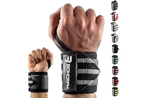‎BIOMORPH BIOMORPH Profi Handgelenk Bandagen 54cm für Fitness, Bodybuilding, Kraftsport & Crossfit I Wrist Wraps für Frauen & Männer