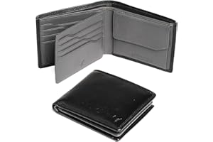 Lavalen® Portefeuille Homme Cuir Veritable - Porte Carte Homme - Blocage RFID - Porte Monnaie Homme Grande Capacite - Porte Feuille et Porte-Cartes Homme - Porte Carte Bancaire.