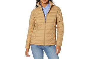 Amazon Essentials Kurtka Kobiety Lightweight Long-sleeve Full-zip Water-resistant Packable Puffer Jacket (1 w zestawie)