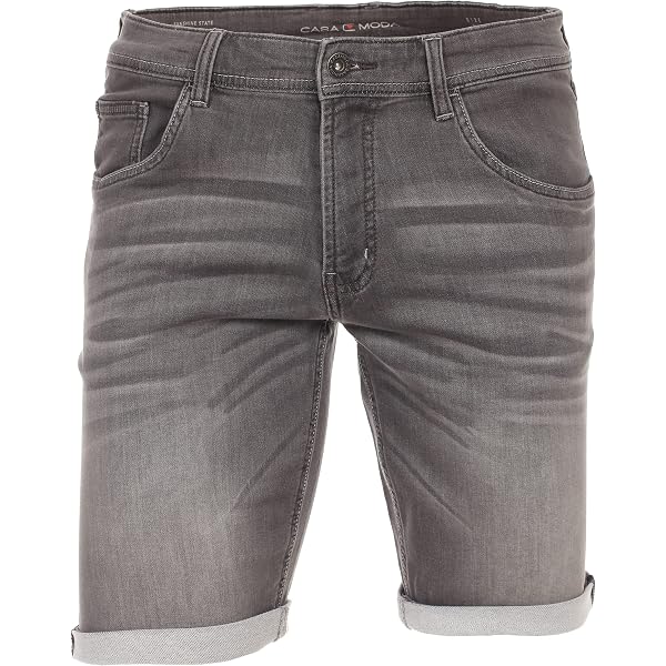 CASAMODA Herren Shorts In Blau/Anthrazit – Bequeme Jogging-Bermuda Mit Stretch, Gr. W38