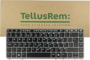 TellusRem replacement UK non-backlit keyboard for HP 840 G1, 840 G2, 850 G1, 850 G2