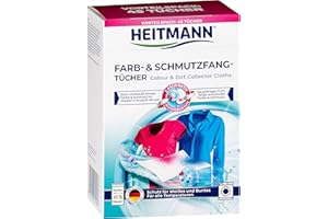 Heitmann Ściereczki zatrzymujące brud, zatrzymujące brud, podwójna aktywna ochrona przed przebarwieniami i szarzeniami, 1 x 45 sztuk