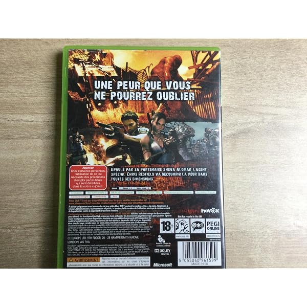 Jeu Resident Evil 6 Pour Xbox 360 - Version Française Complète - Bon État