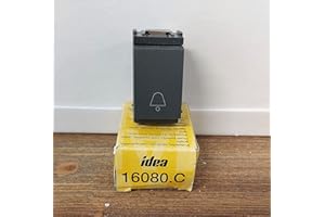 VIMAR IDEA Series Switch 1 Pole Open Contact 10 A Simbolo Ringer Grey