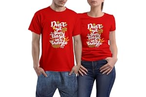 Love My Fashions® Christmas T-Shirt for Women and Men Xmas Gift Short Sleeve Crew Neck Unisex Multi Printed Christmas Top