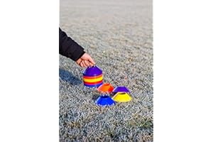 ‎POWERSHOT POWERSHOT Mini Markierungshütchen flexibel - ∅12 cm - 24er/50er Set - Fußball Training