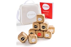 ‎STAKK STAKK | Das Neue Outdoor-Wurfspiel für Kinder & Erwachsene | Boccia-Boule mit modernem Twist | spannendes Garten- und Strandspiel für Jung & Alt | Erfunden in Deutschland