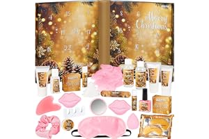 BRUBAKER Cosmetics XXL Adventskalender 2026 – 24 Skönhetsöverraskningar | Stor Wellness Julkalender i Bokform som kan Fällas upp för Kvinnor och Flickor med Spa och Kosmetik
