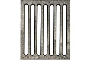 ‎SPEEDPLANT SPEEDPLANT Hochwertiger Ascherost 18 x 22 cm Ofenrost Kaminrost Liegerost Tafelrost Feuerrost - Premiumqualität, Stärke 13 mm