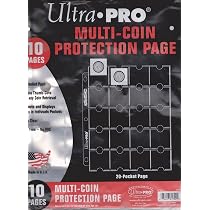 Platinum Series 20-Pocket Pages (10ct) para monedas y fichas | Ultra PRO International Platinum Series 20-Pocket Pages (10ct) para monedas y fichas | Ultra PRO International