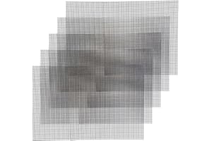 simarro Podkładka z siatki do doniczek na kwiaty, 20 x 18 cm, kwadratowa siatka bonsai, ochrona przed wyciekiem gleby, mata siatkowa do ogrodu, na zewnątrz, rośliny doniczkowe, 5 szt