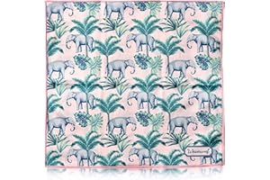 WESERWEF Chiffon de Nettoyage en Microfibre XXL au Design Élégant pour Lunettes, Objectifs, Smartphones, Tablettes, Appareils Photos, Chiffon à Lunettes et Chiffon pour Écran, 30 x 30 cm (Elephant)