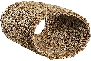 Rosewood Naturals Sea Grass Tunnel, Small Animal Activity Toy, House and Hideout, for Guinea Pigs, Chinchillas, Degus, Rats and Ferrets, Medium