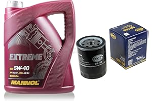 DIEDERICHS Filter Set Inspektionspaket 5 Liter MANNOL Motoröl Extreme 5W-40 API SN/CF SCT Germany Ölfilter
