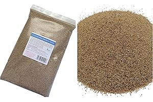 Trustleaf Aquasand 2 kg de Arena de sílice de Color Natural – Grano Medio – Apto para acuarios