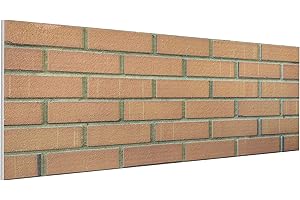 DELLEDECOR ADVANTAGE DESIGNS 3D Brick Effect Wall Panel, Polystyrene Brick Effect Cladding Wall Covering Panel Tiles DL-04, 50x100cm
