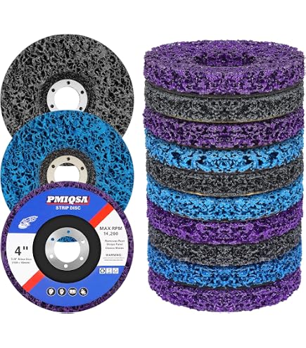 DISCO ABRASIVO BLACK CLEANER per ASPORTAZIONE RUGGINE ASPORTARE VERNICI SMALTI OSSIDAZIONI
