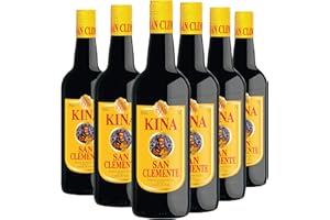 Kina San Clemente - Pack 6 botellas de 1 L - Bebida aromatizada dulce