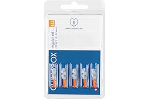 ‎CURAPROX Curaprox Interdentalbürsten CPS 14Z regular, Refill, 5 Stück, orange, 1.5 mm Durchmesser, 5 mm Wirksamkeit, Nachfüllpackung ohne Halter