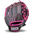 Franklin Sports Softball Glove - Left and Right Handed Softball Fielding Glove - Windmill Fastpitch Pro Series - Adult and Youth Fielding Glove - 12 Inch Right Hand Throw - Pink