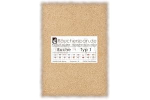 ‎RÄUCHERSPAN.DE Räucherspäne Räuchermehl Buche Typ 1 sehr feines Mehl zum Kalträuchern (2kg)
