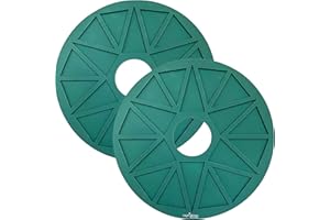 BRIGHT KITCHEN 2 Cracker Chip Silikon Dehydrator Blätter mit Kanten – ungiftig für Nesco runde Dehydratoren Lippenform halten Teig Flüssigkeiten Obst Obst aufrollen Obst Leder Kreis wiederverwendbar flexibel