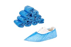 Kinbontop Disposable Shoe Covers, Waterproof and Dustproof (100-Pack)