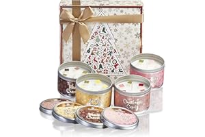 THEGIFTBOX Christmas Candle Gifts for Women Gifts for Mum Scented Candles Gift Sets for Ladies Xmas Gifts (Jinglefrost)