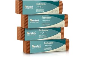 Himalaya Herbal Healthcare Neem & Pomegranate Toothpaste, Net Wt. 5.29-Ounce Tubes (4 PACK)