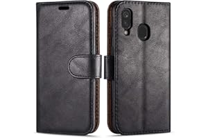 Case Collection für Samsung Galaxy A40 Hülle - Premium Qualität Leder Handyhülle | Magnet-Verschluss | Klappständer | Geld und Kartenhalter Hüllen | Kompatibel mit Samsung A40 Hülle