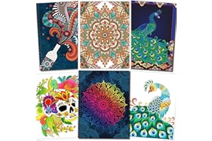 OSIMIG 3Pack Adult Colouring Books,Relaxation and Stress Relief Colouring Books for Adults | Flowers Animal & Other Themes Designs