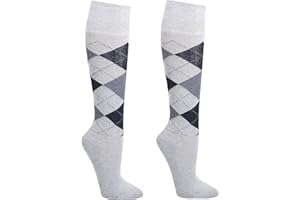 CH-HOME-DESIGN 2 Paar Reitstrümpfe mit Polstersohle für kinder,Teenager,Damen,Herren CH-3479