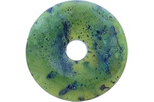 Lebensquelle Plus Nephrit (Jade) Edelstein Donut | Ø 40 mm Anhänger