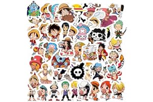 BJPERFMS Pegatinas One Piece, 100PCS Anime Sticker One Piece, Graffiti Pegatinas de Vinilo, Impermeable Stickers, para Skate Ordenador Portátil, para Adultos, Niños, Adolescentes