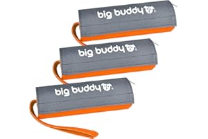 big buddy® Futterdummy für Hunde | Apportierbeutel, Futterbeutel, Hundetraining, Agility Training, Hundeerziehung, Dummy für leckerlies - extrem strapazierfähig (Dreierpack, Rot)