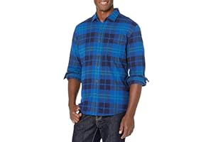 Amazon Essentials Men's Long-Sleeved Flannel Shirt - Discontinued Colours