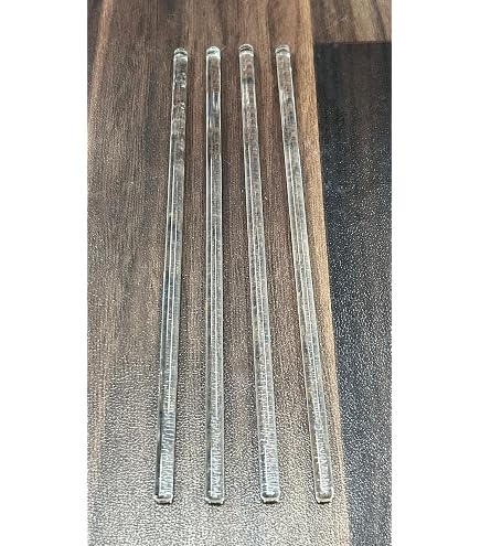 3-Pack Carbon Graphite Stirring Rods - 3/8” For Melting Gold, Silver & Casting