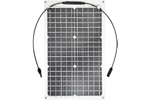 Enjoy Solar ETFE Marine 30W 12V Pannello solare semi-flessibile Modulo fotovoltaico con tecnologia PERC, ideale per camper, yacht e barche