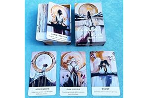 QCFQCF The Enchanted Path Oracle Cards, Oracle Cards for Beginners, Self Love and Spiritual Growth Oracle Deck, Inspirational Guidance Tarot Deck, Unlock Your Inner Magic