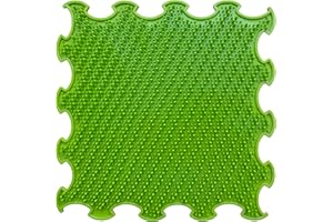 ORTOTO Premium Single Sensory Massage Mat, Puzzle mat, Orthoepedic - Manual Massage Mat (Grass - Light Green)