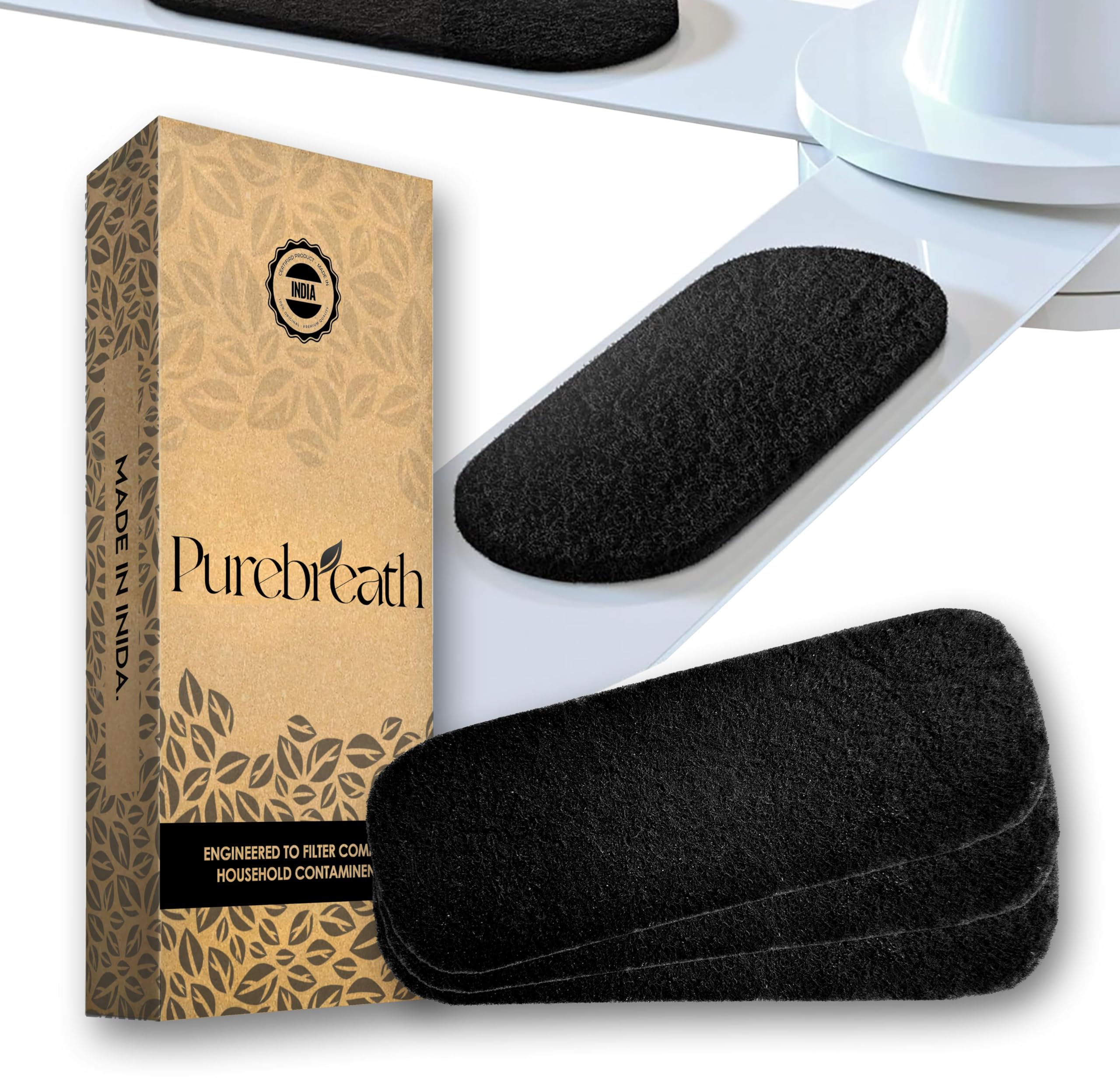 CEILING FAN FILTERS | ACTIVATED COCONUT PUREBREATH SHELL CARBON FILTER