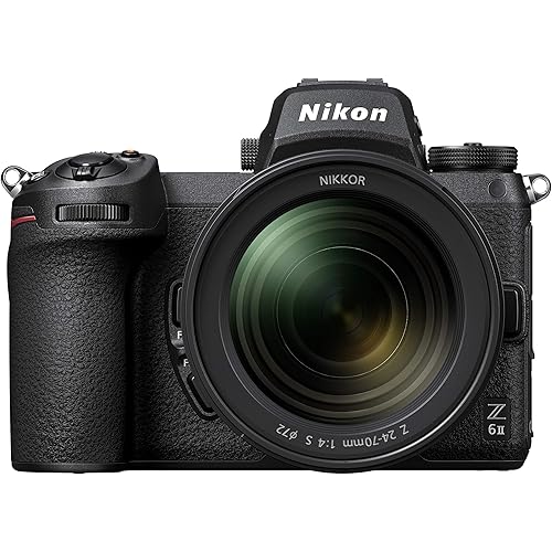(Refurbished) Nikon Z 6II Mirrorless Digital Camera with Z 24-70mm f/4 Lens, Black (1663)