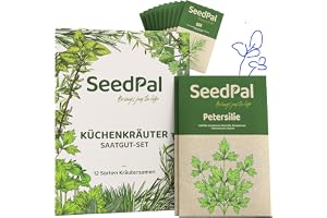 SeedPal Örtfröset - 12 Sorters Fröset - Provenceörter, Italienska Örter - Örtträdgård För Kök Eller Balkong - Frön Utsäde - Trädgårdsörter