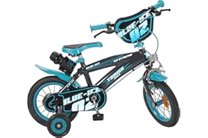 Toimsa- Bicicletta 12" Modello Blue Ice 3-5 Anni, Multicolore, 12012