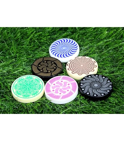 KD Synco Carrom Board Coins Carrom Accessories Approved & Used in International Carrom To