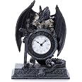 Figurine Lumineuse Dragon Rouge Nemesis Now - Dragon Dans Un Tronc D'arbre, 10.8cm, Résine Peinte à La Main - 13